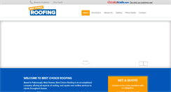 Desktop Screenshot of bestchoiceroofing.co.uk